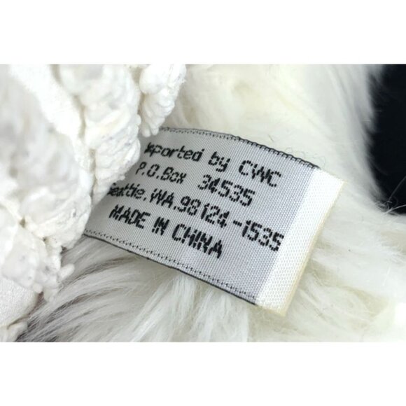 Chenille Animals Plush Cat Kitty By CWC 15” Pastel Pink Blue Weighted Vintage - Picture 8 of 9